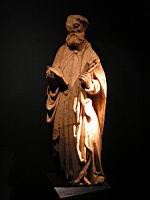 Statue, Saint Pierre (v1440-1460), vient de l'eglise de Dainville (musee d'Arras) (1)
